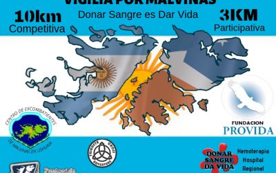Carrera Vigilia por Malvinas – Donar Sangre es Dar Vida – 3ra edición